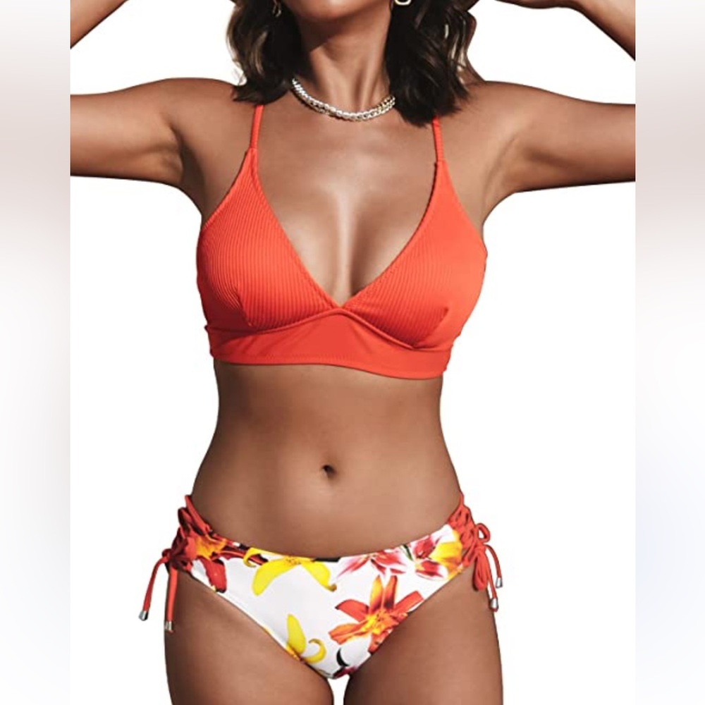 Women’s Bikini‎ Two Piece Tummy Control Swimsuit NWT Size M